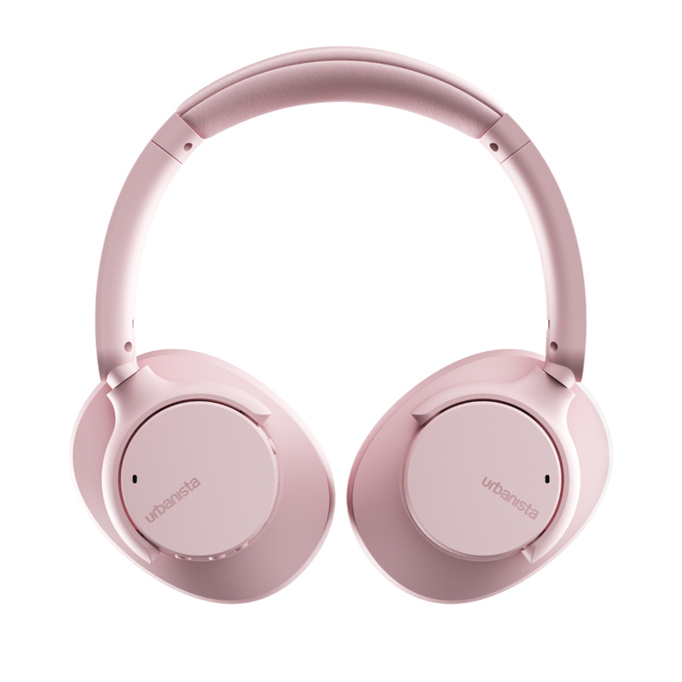 Urbanista Valencia kabellose Over-Ear-Kopfhörer mit Geräuschunterdrückung, Powder Pink