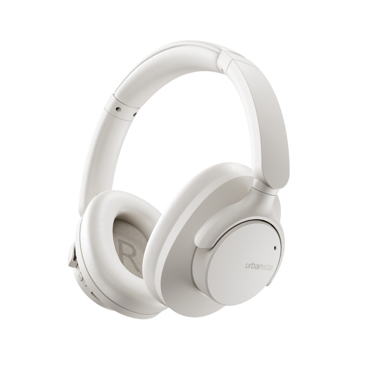 Urbanista Valencia kabellose Over-Ear-Kopfhörer mit Geräuschunterdrückung, Cloud White