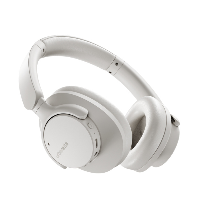 Urbanista Valencia kabellose Over-Ear-Kopfhörer mit Geräuschunterdrückung, Cloud White