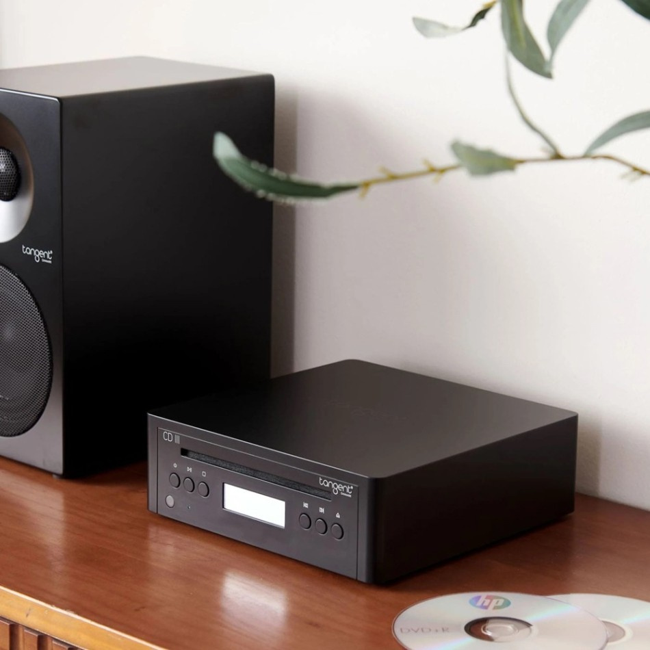 Tangent CD III kompakter CD-Player, schwarz