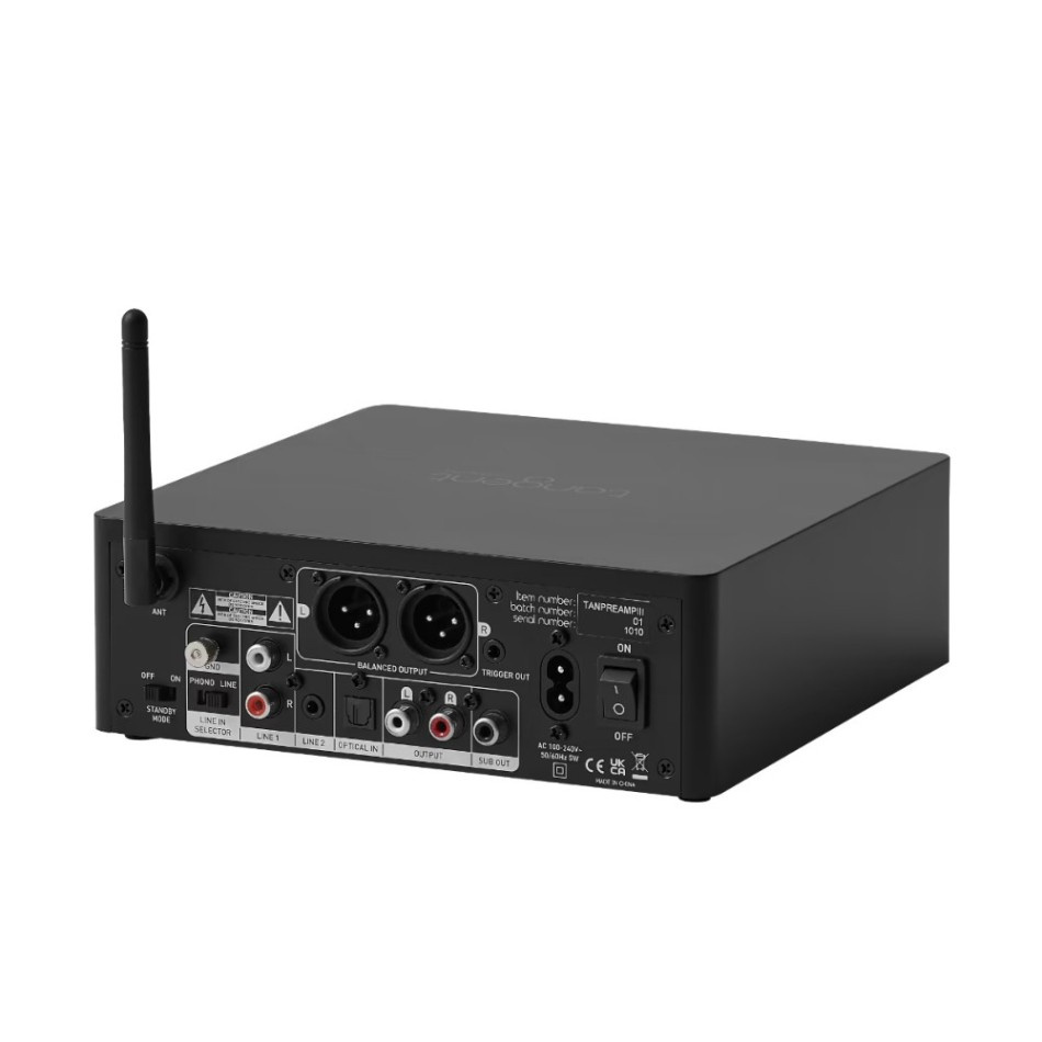 Tangent PreAmp III Stereo-Vorverstärker mit Bluetooth, DAC und RIAA