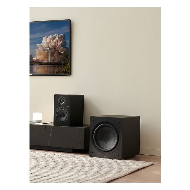 Elipson Classic Sub 12, aktiver Subwoofer, Schwarz