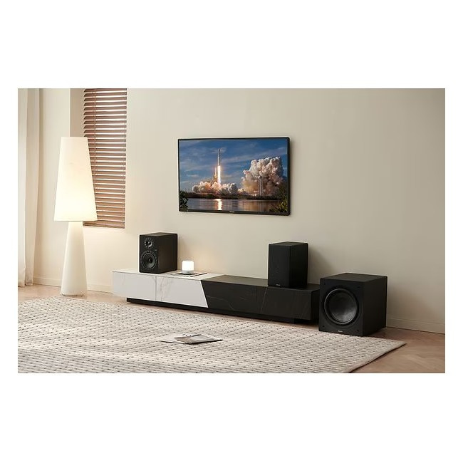Elipson Classic Sub 12, aktiver Subwoofer, Schwarz
