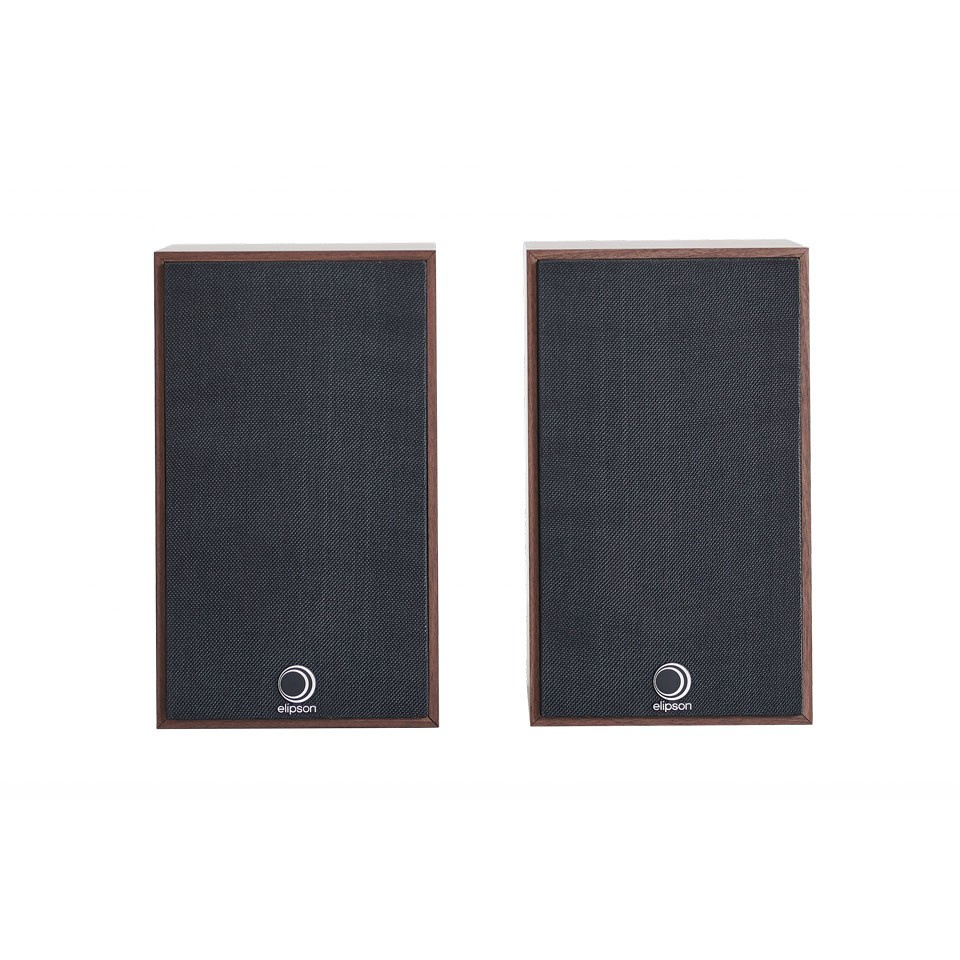 Elipson Heritage XLS7 retro-inspirierte Regallautsprecher, Walnuss, Paar