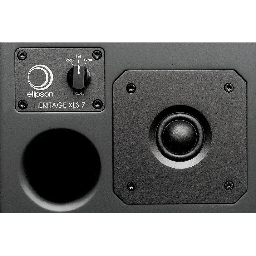 Elipson Heritage XLS7 retro-inspirierte Regallautsprecher, Walnuss, Paar