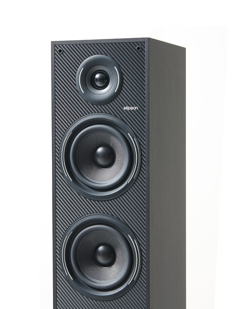 Elipson Horus 11F Standlautsprecher Black/Carbon, Paar
