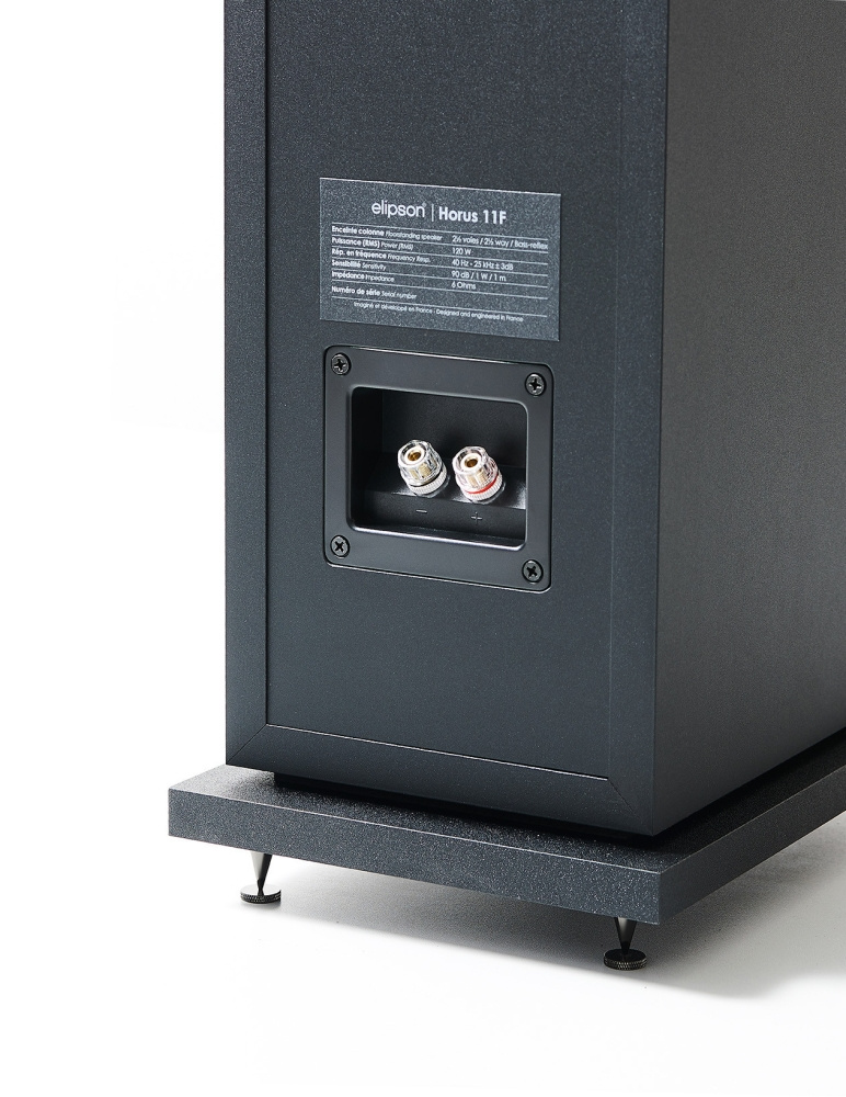 Elipson Horus 11F Standlautsprecher Black/Carbon, Paar
