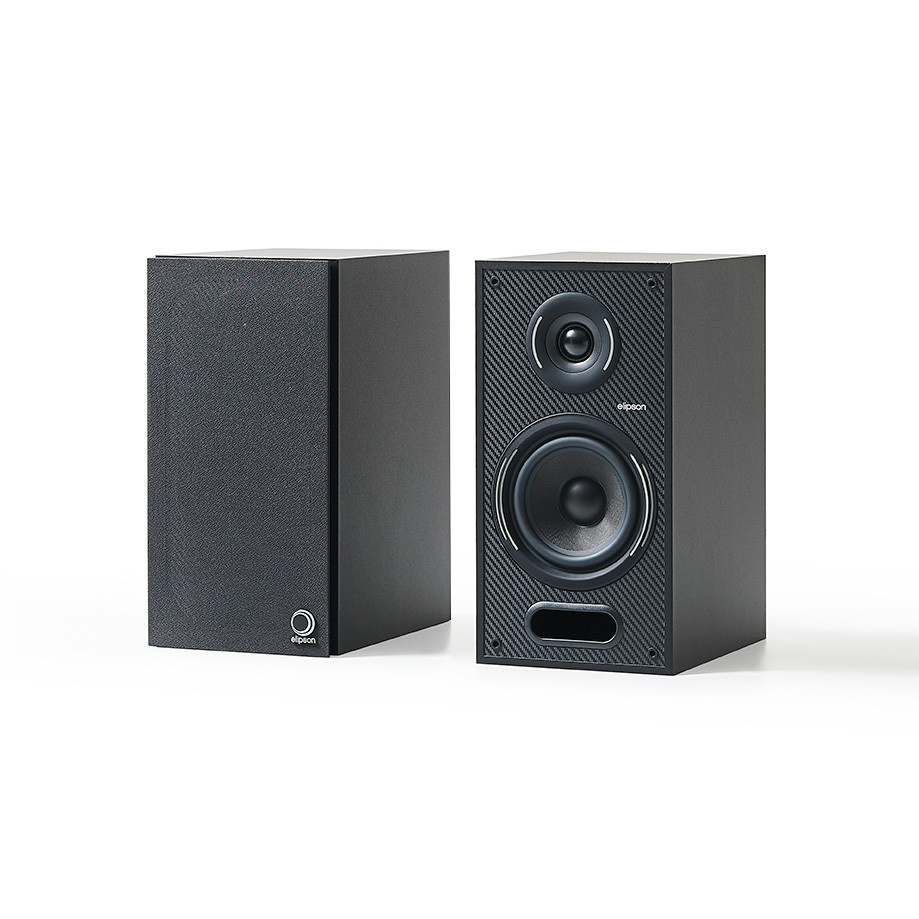 Elipson Horus 6B Regallautsprecher Black/Carbon, Paar
