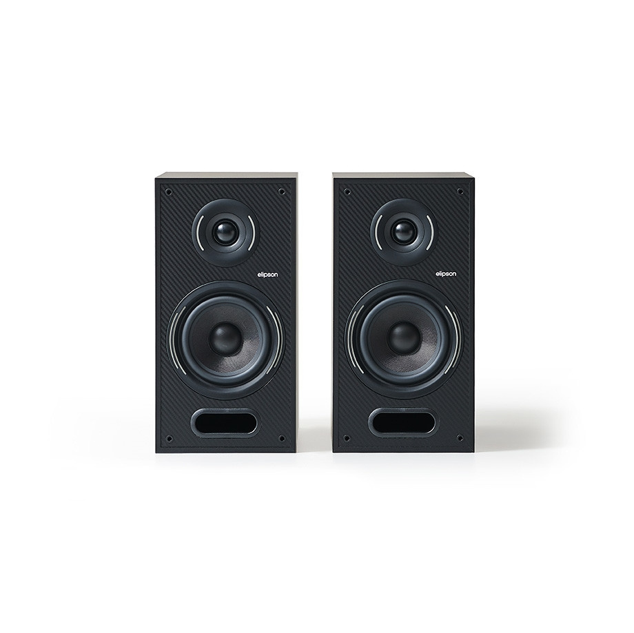 Elipson Horus 6B Regallautsprecher Black/Carbon, Paar