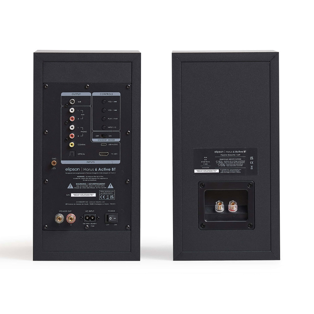 Elipson Horus 6 Active BT Black/Carbon, Paar