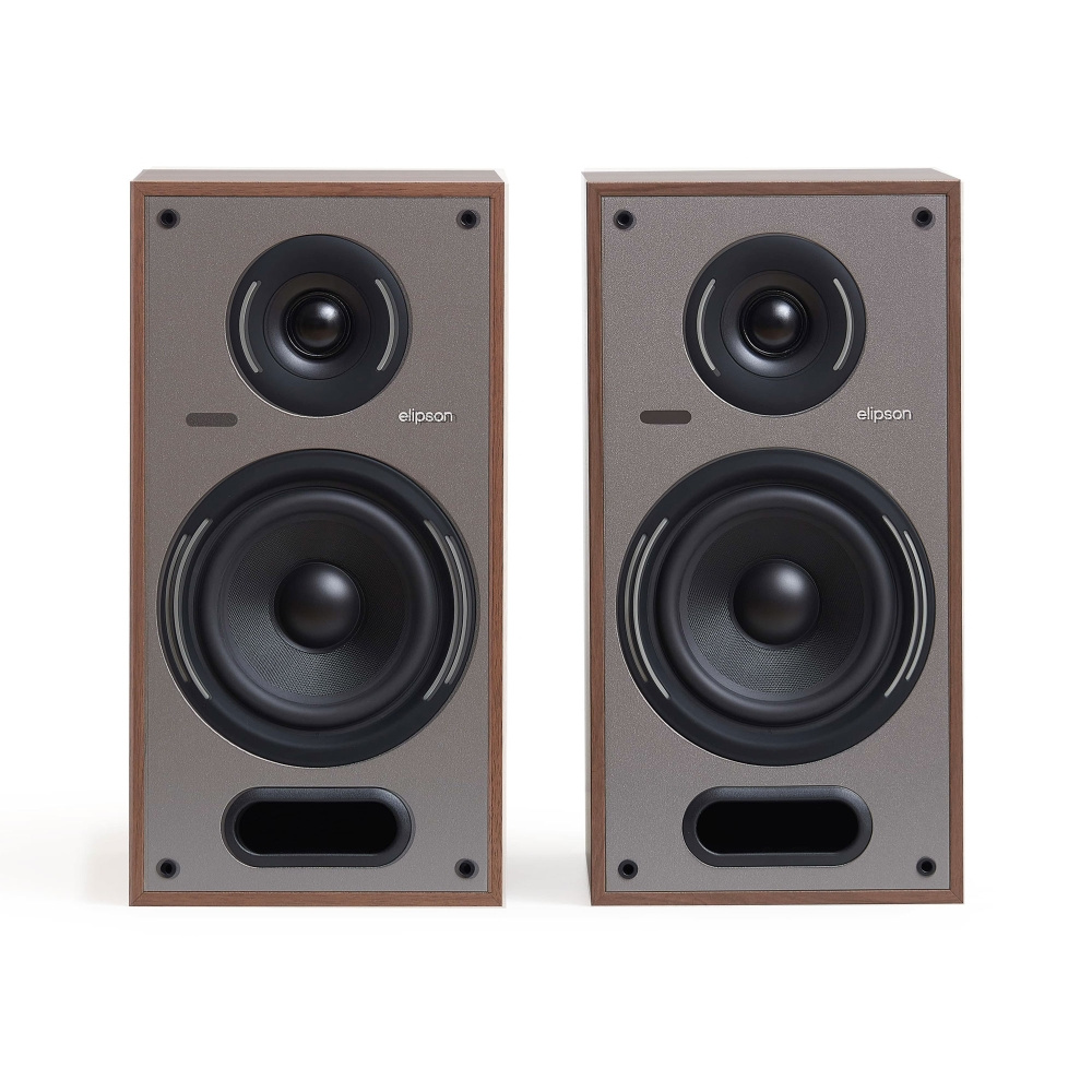 Elipson Horus 6 Active BT Walnut/Dark Grey, Paar