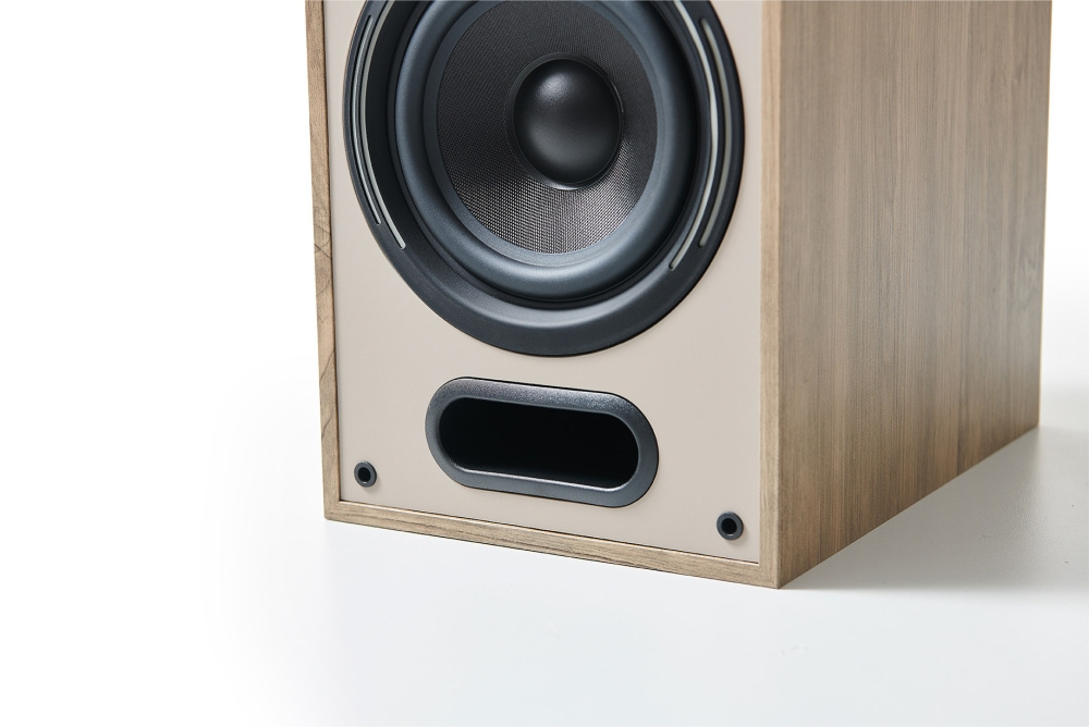 Elipson Horus 6B Regallautsprecher Light Wood/Beige, Paar