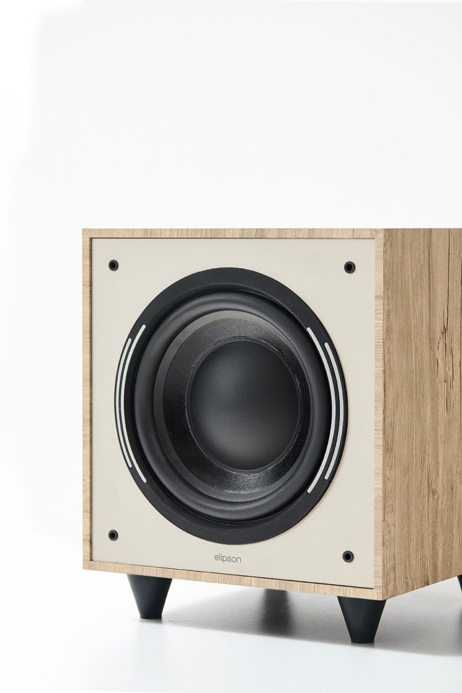 Elipson Horus 8S Light Wood/Beige, aktiver Subwoofer