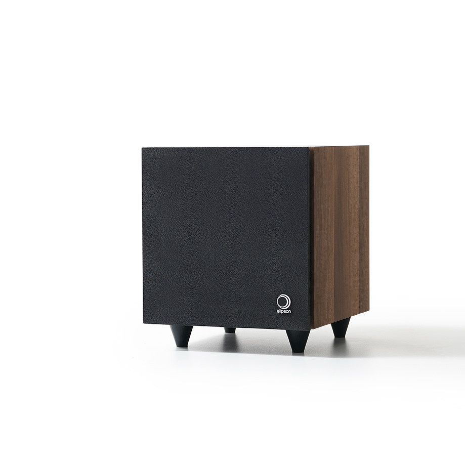 Elipson Horus 8S Walnut/Dark Grey, aktiver Subwoofer