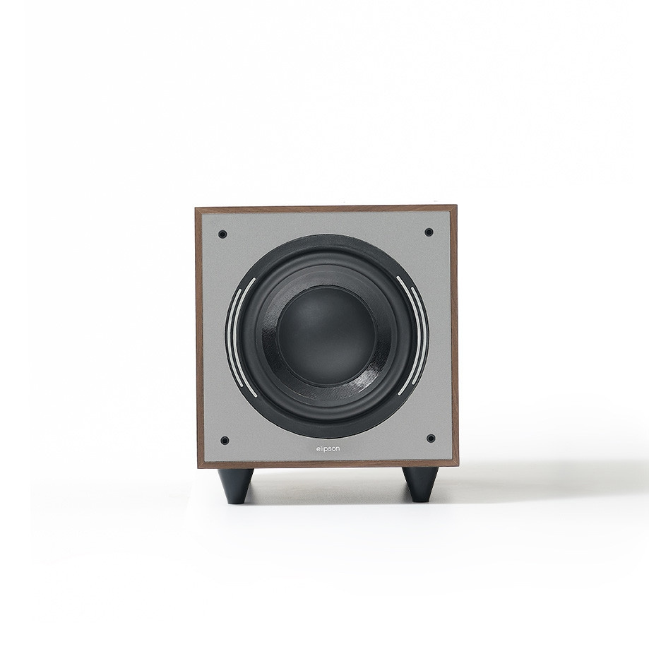 Elipson Horus 8S Walnut/Dark Grey, aktiver Subwoofer