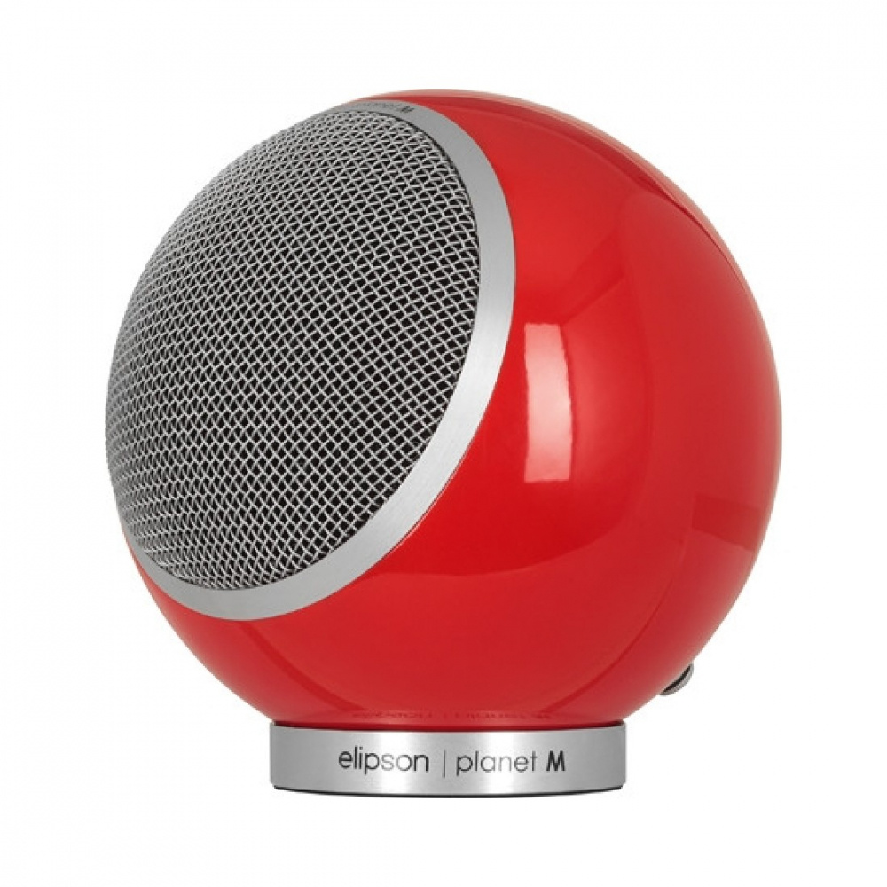 Elipson Planet M Kugellautsprecher, rotes Paar