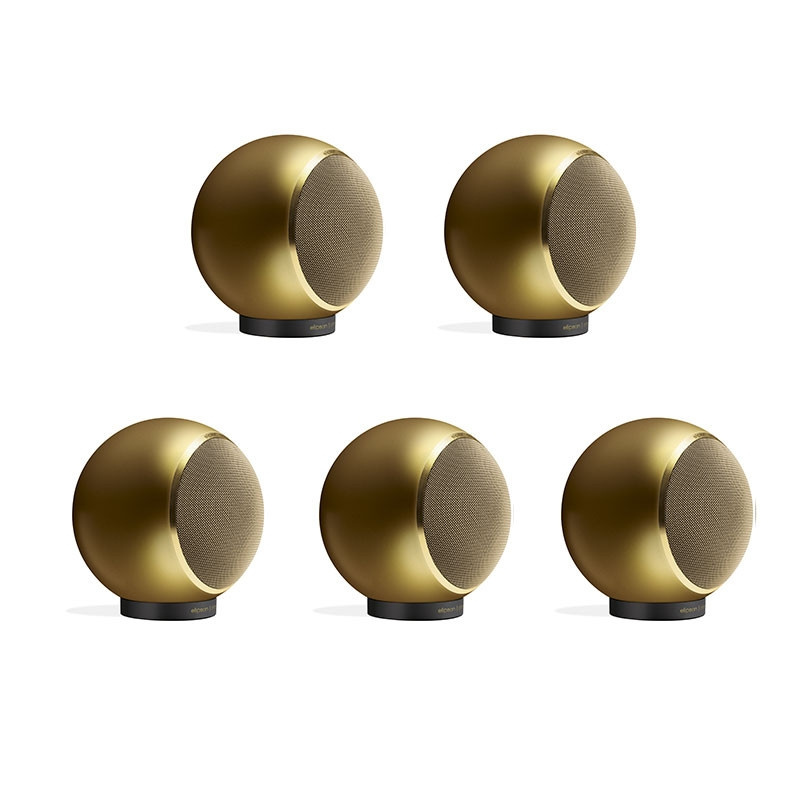 Elipson Planet M Kugellautsprecher 5.0-Set gold
