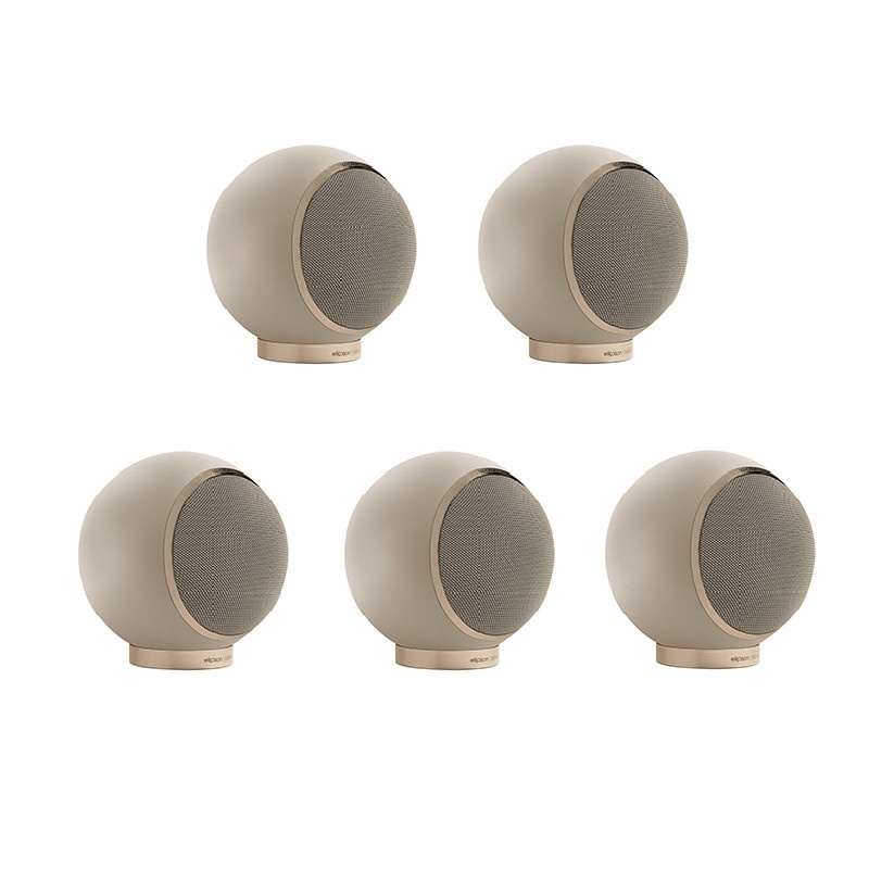 Elipson Planet M Kugellautsprecher 5.0-Set beige