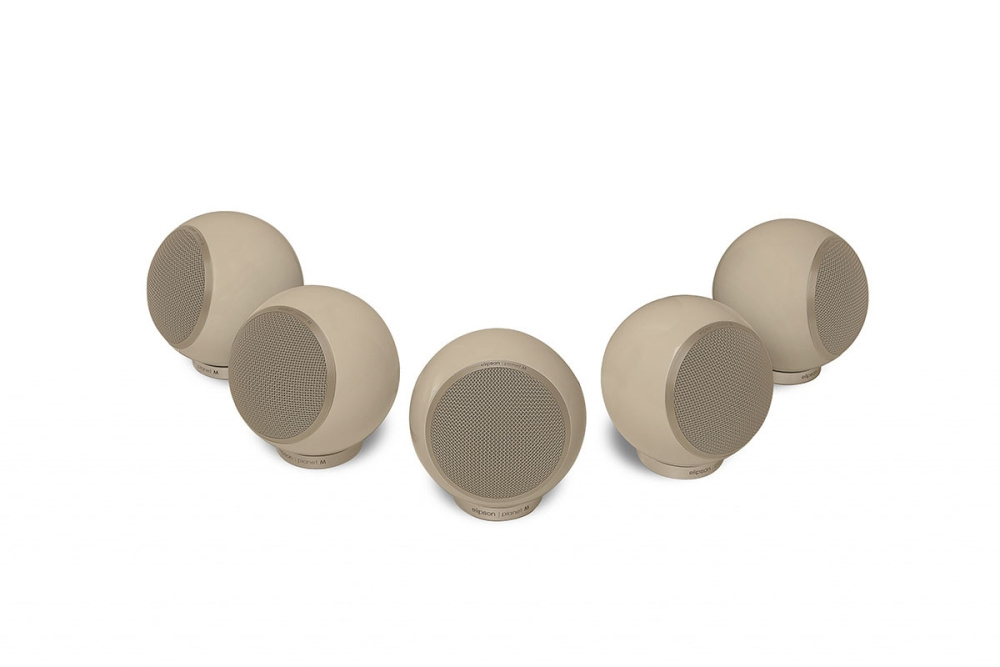 Elipson Planet M Kugellautsprecher 5.0-Set beige
