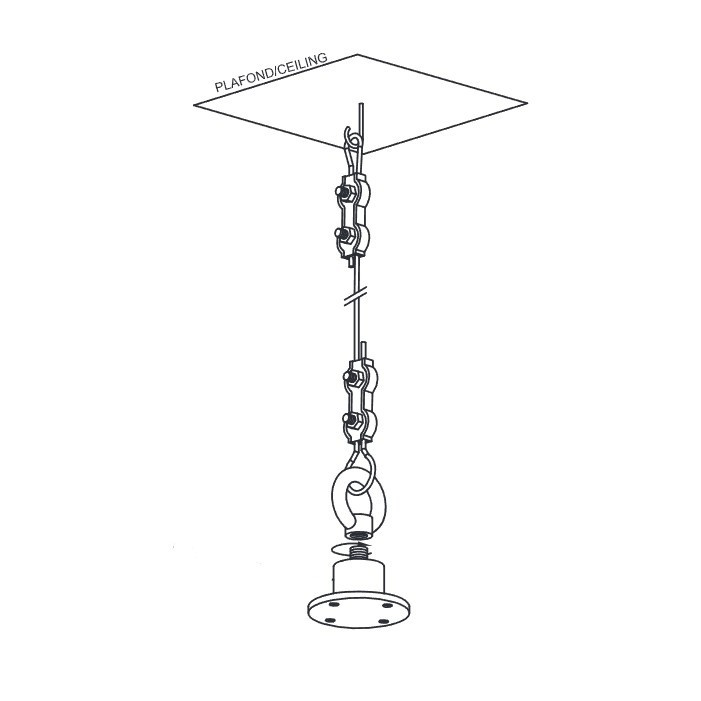 Elipson Planet W35 Deckenhalterung, Stück
