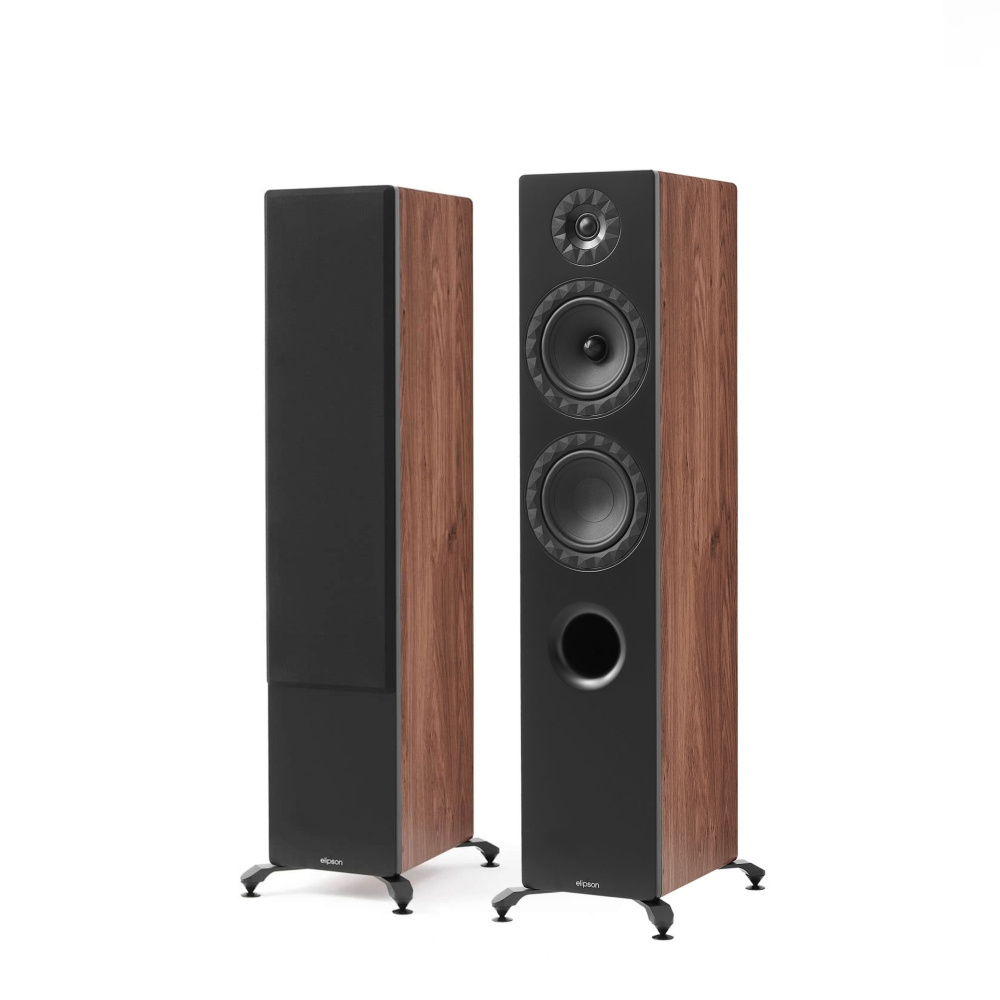 Elipson Prestige Facet II 14F Standlautsprecher, Nussbaum, Paar