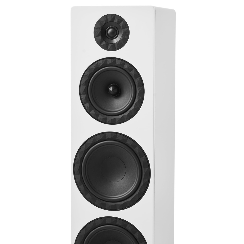 Elipson Prestige Facet II 24F Standlautsprecher, mattweiß, Paar