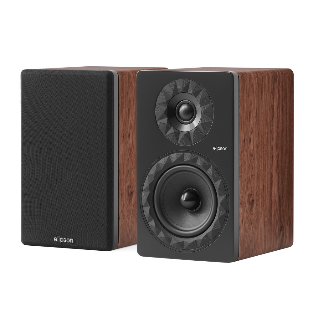Elipson Prestige Facet II 6B Regallautsprecher, Nussbaum, Paar