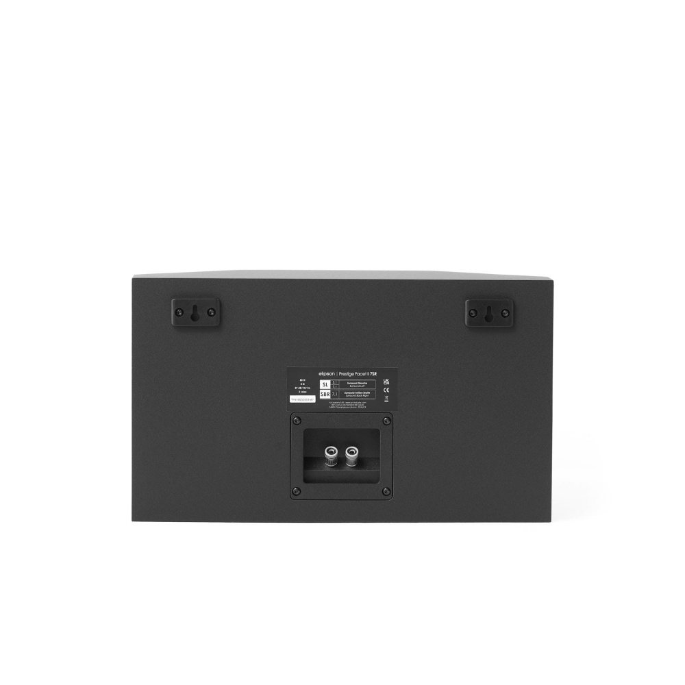 Elipson Prestige Facet II 7SR Surround-Lautsprecher, mattschwarz, Paar