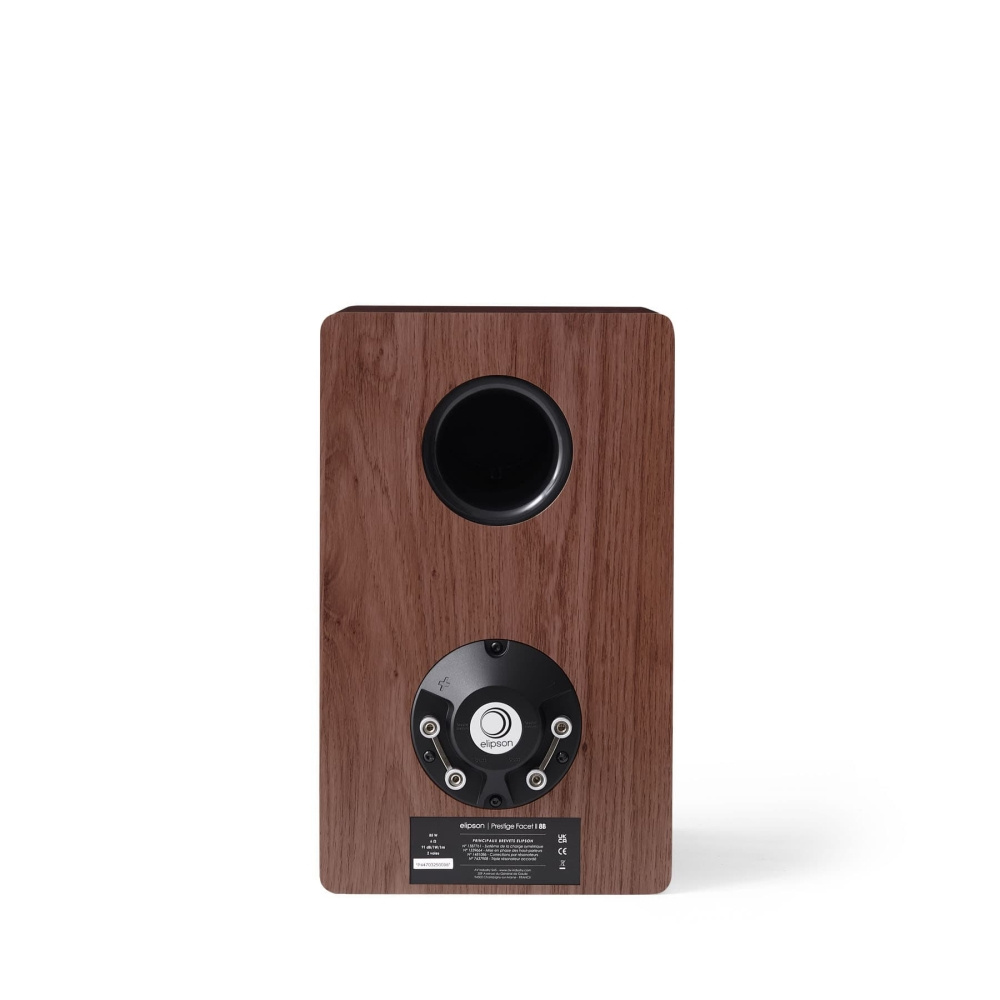 Elipson Prestige Facet II 8B Regallautsprecher, Nussbaum, Paar