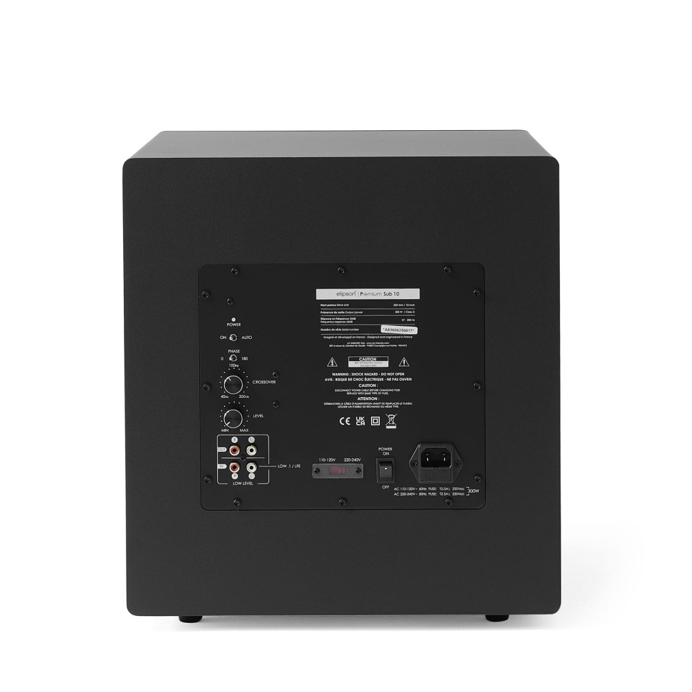 Elipson Premium Sub 10, schwarz