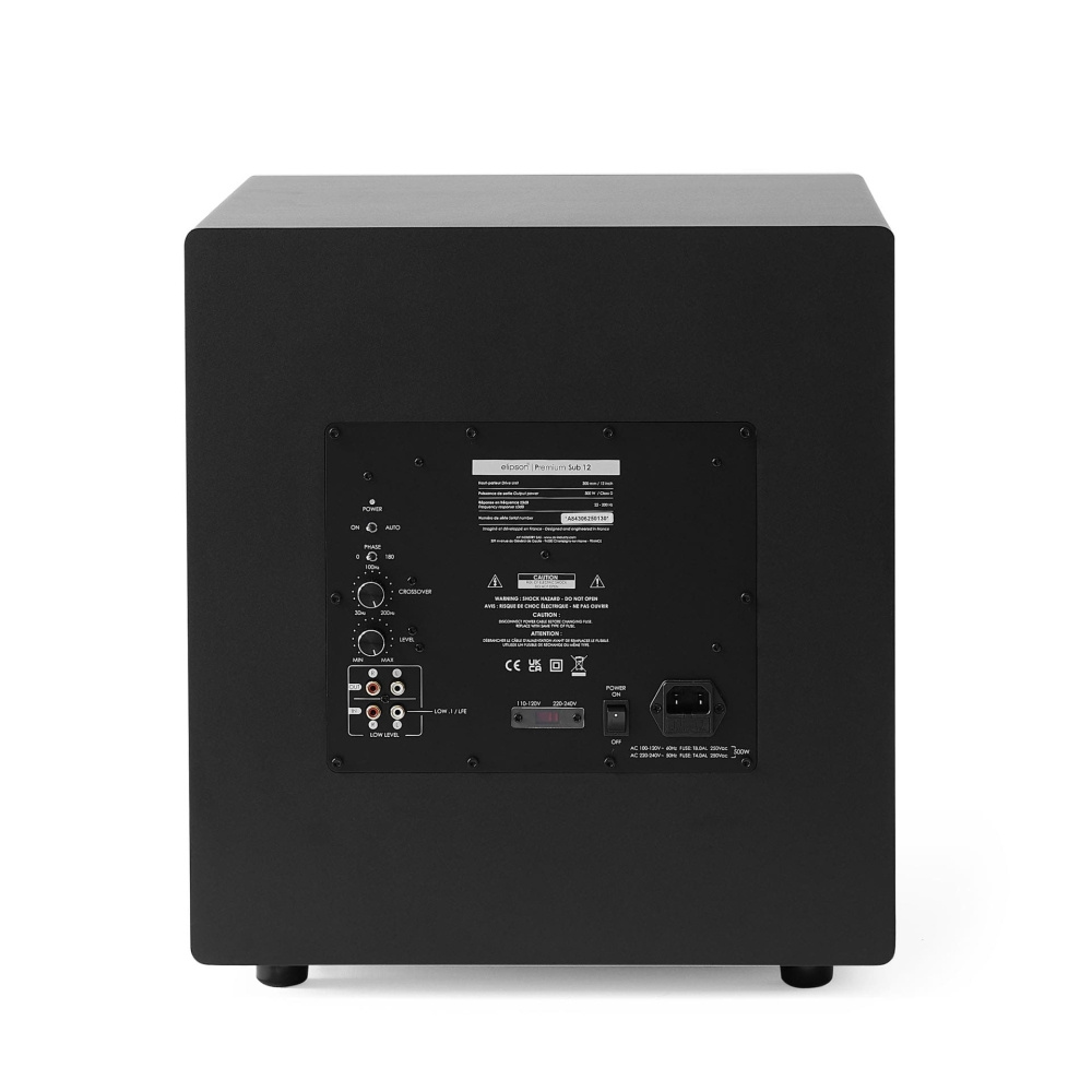 Elipson Premium Sub 12, schwarz