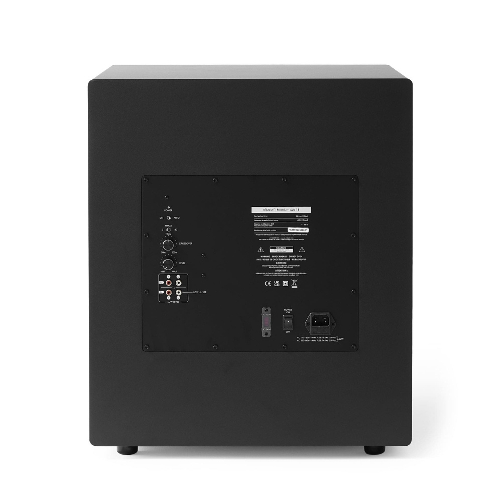 Elipson Premium Sub 15, schwarz