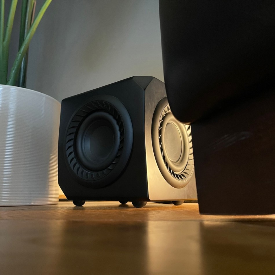 Lithe Audio Wireless Micro Subwoofer, kabelloser aktiver Subwoofer
