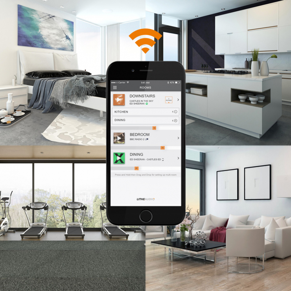 Lithe Audio Wifi Multiroom Master IP44 Chromecast & AirPlay 2, Stück