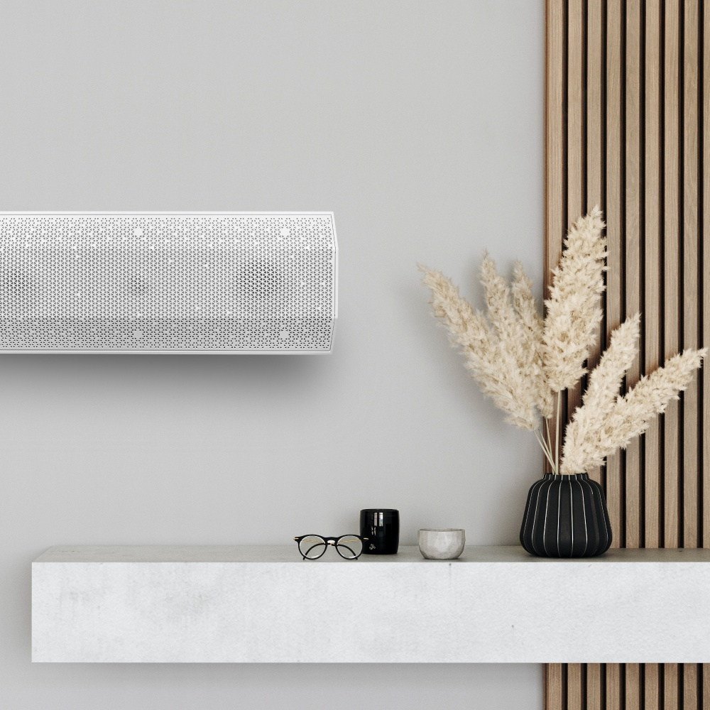 Lithe Audio iO1 Active, vielseitiger aktiver WLAN-Lautsprecher, weiß