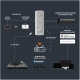 Lithe Audio iO1 Active, vielseitiger aktiver WLAN-Lautsprecher, weiß Lithe Audio iO1 Active, vielseitiger aktiver WLAN-Lautsprecher, weiß