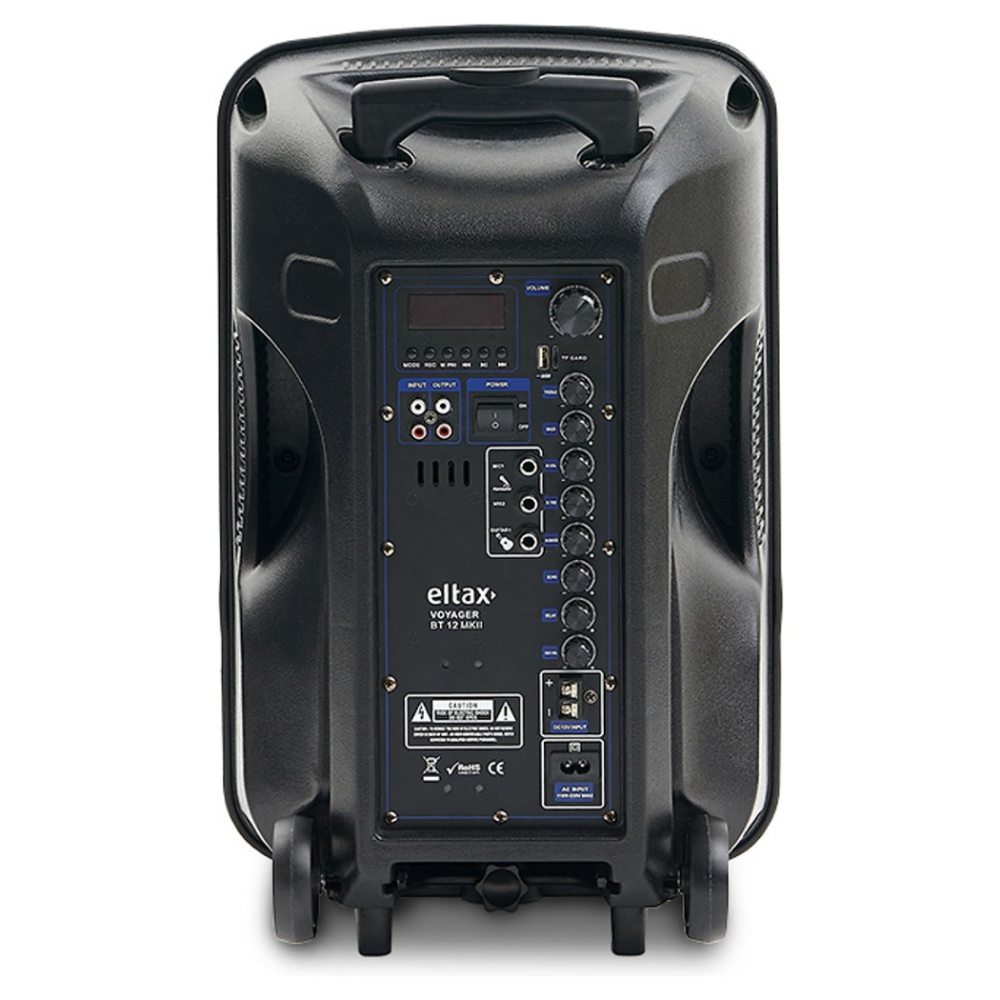 Eltax Voyager BT 12 MKII, tragbarer Partylautsprecher mit Bluetooth