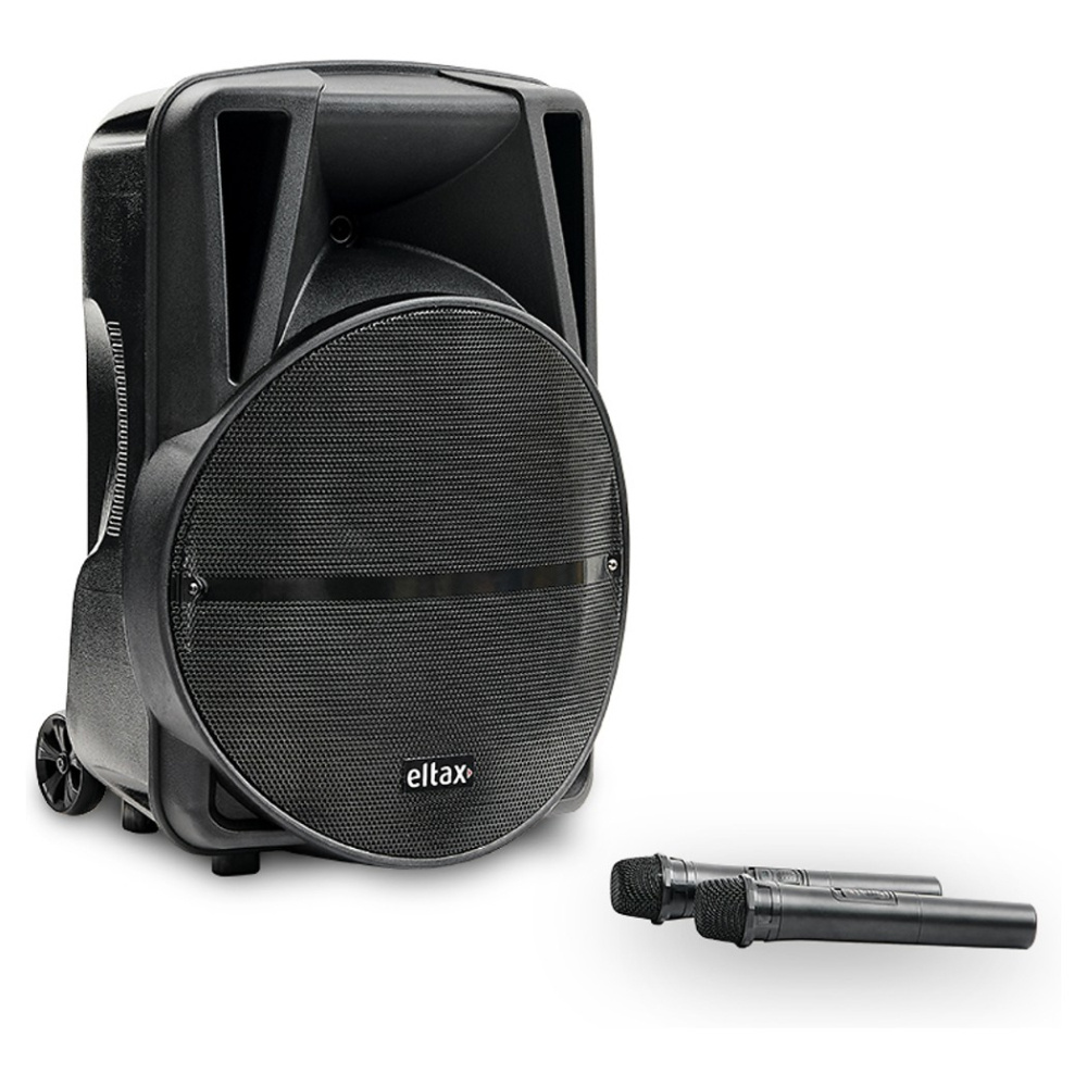 Eltax Voyager BT 15 MKII, tragbarer Partylautsprecher mit Bluetooth