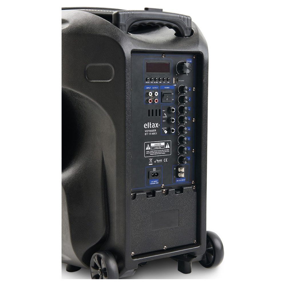 Eltax Voyager BT 15 MKII, tragbarer Partylautsprecher mit Bluetooth
