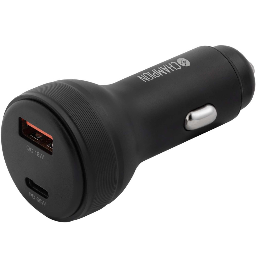 Champion Autoladegerät 83W 2-Port QC/PD, schwarz