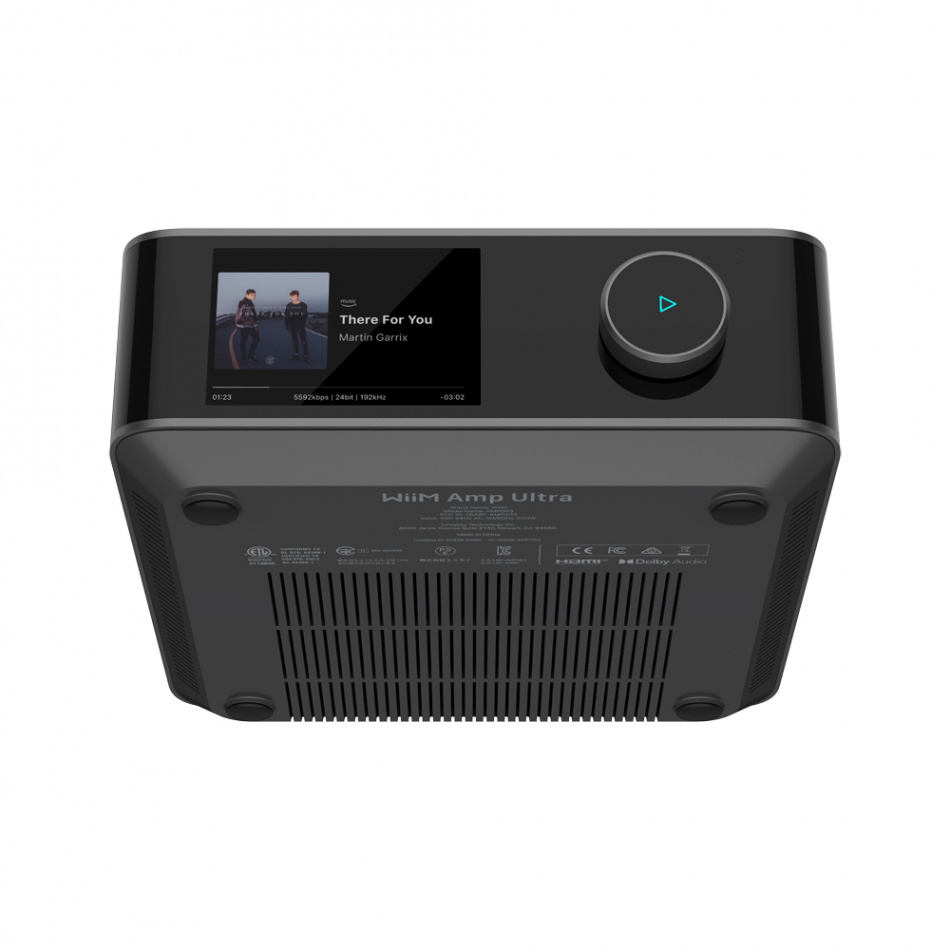Wiim Amp Ultra Streaming-Verstärker mit HDMI ARC & Chromecast, dunkelgrau