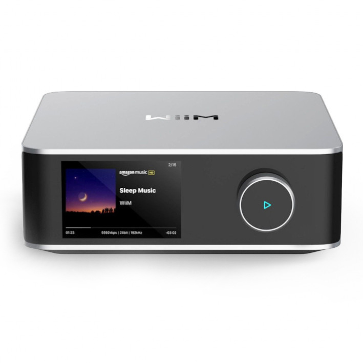 Wiim Amp Ultra Streaming-Verstärker mit HDMI ARC & Chromecast, silber