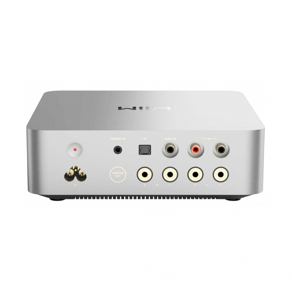 WiiM Vibelink Amp Stereo-Verstärker mit DAC, Silber