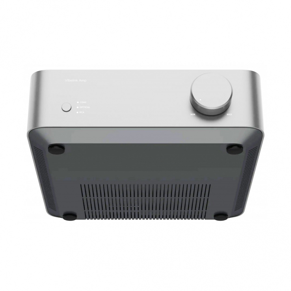 WiiM Vibelink Amp Stereo-Verstärker mit DAC, Silber