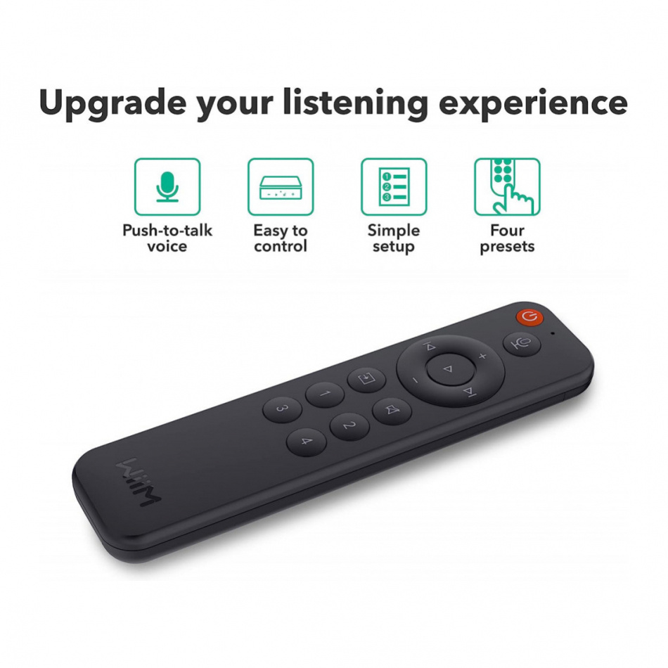 WiiM Voice Remote, passend für Wiim Netzwerk-Streamer