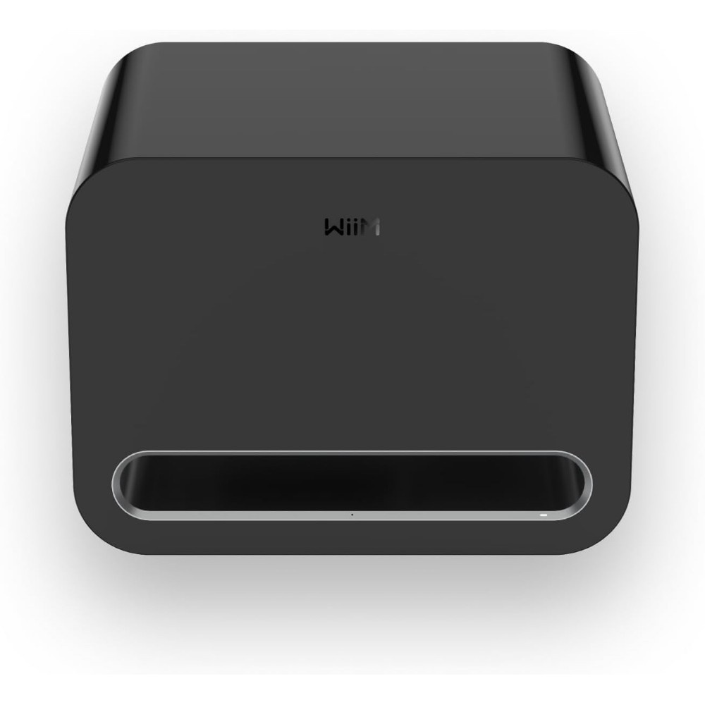 WiiM Sub Pro kompakter kabelloser Subwoofer, schwarz
