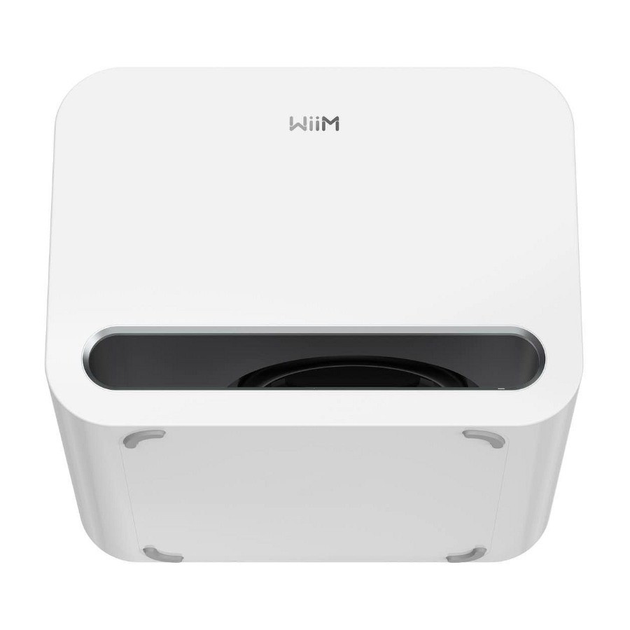 WiiM Sub Pro kompakter kabelloser Subwoofer, weiß