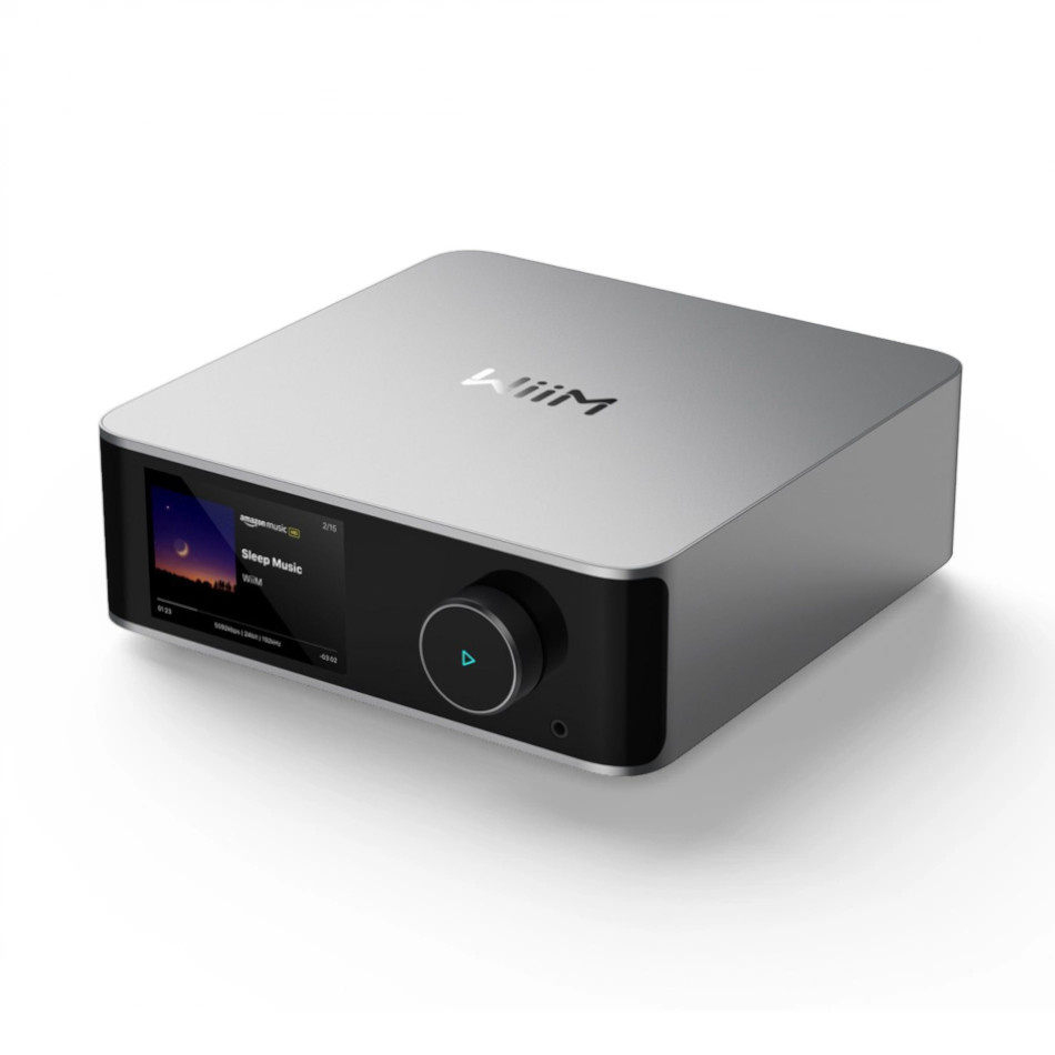 WiiM Ultra Netzwerkplayer mit HDMI ARC, Touchscreen & Chromecast, silber