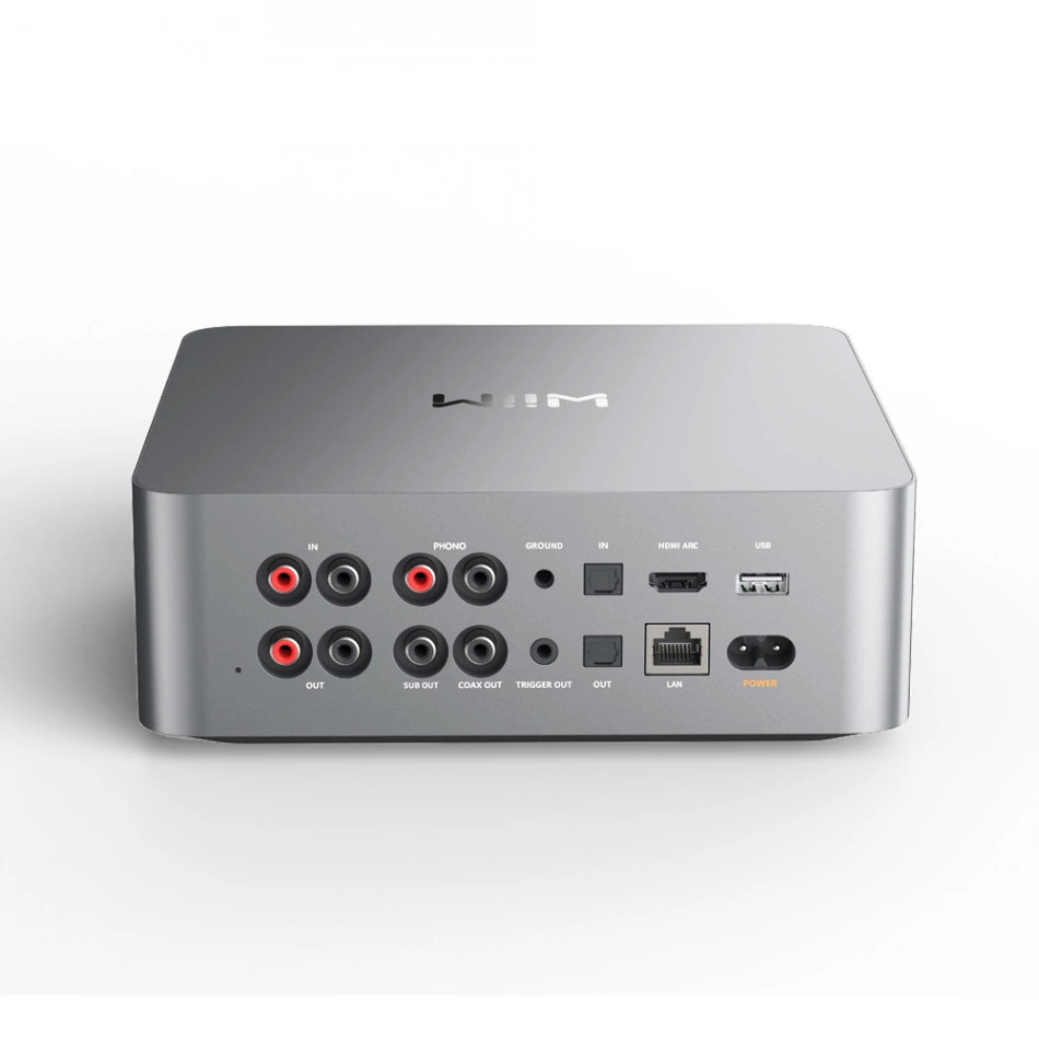 WiiM Ultra Netzwerkplayer mit HDMI ARC, Touchscreen & Chromecast, silber
