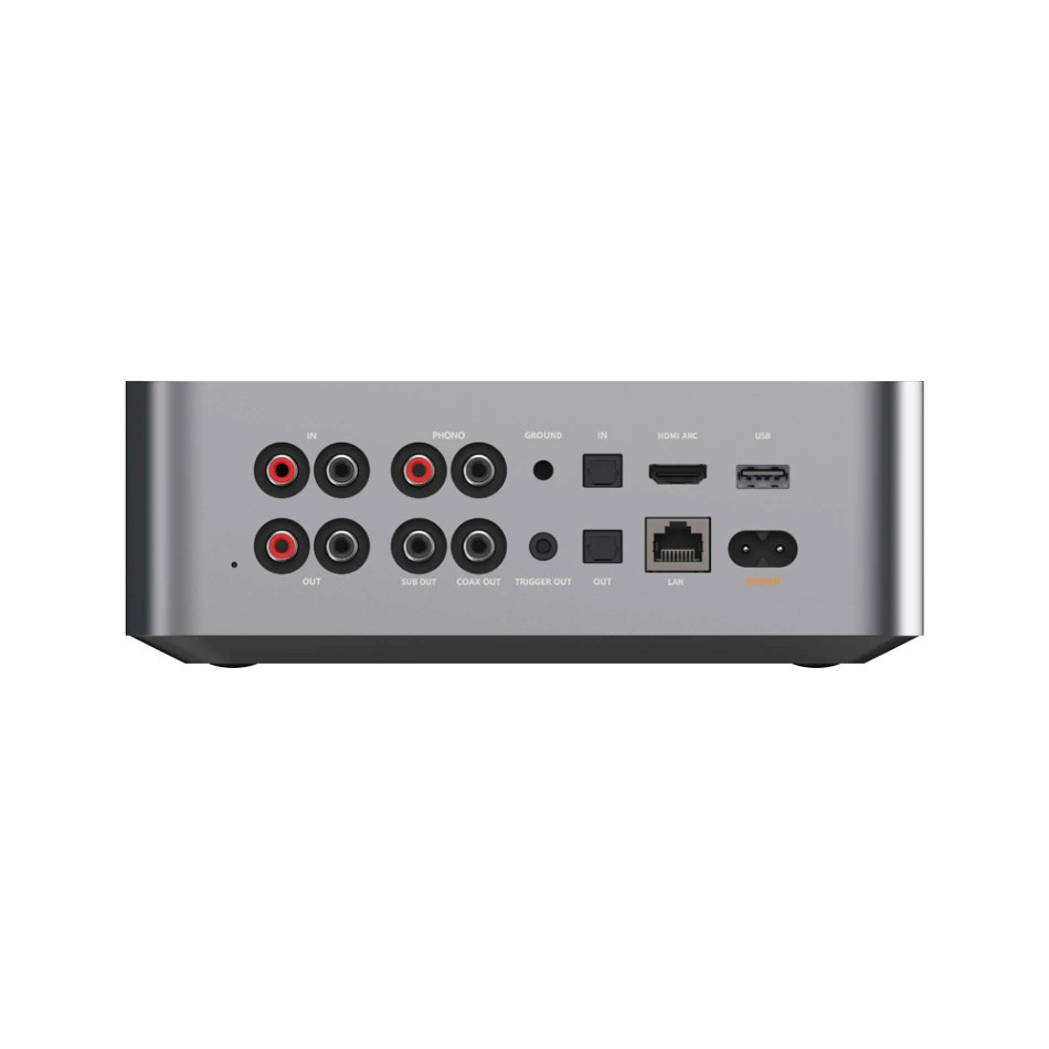 WiiM Ultra Netzwerkplayer mit HDMI ARC, Touchscreen & Chromecast, silber